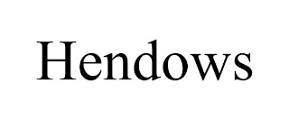 HENDOWS