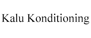 KALU KONDITIONING