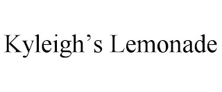 KYLEIGH'S LEMONADE