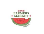 DAVIS FARMERS MARKET CALIFORNIA