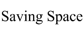 SAVING SPACE