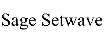 SAGE SETWAVE