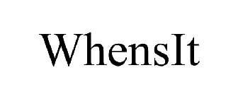 WHENSIT
