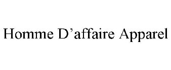 HOMME D'AFFAIRE APPAREL