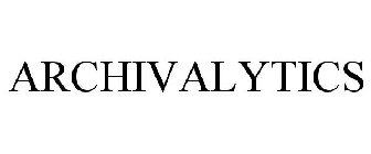 ARCHIVALYTICS