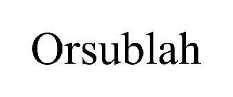ORSUBLAH