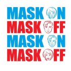 MASK ON MASK OFF MASK ON MASK OFF