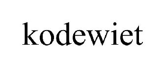 KODEWIET