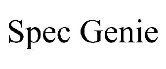 SPEC GENIE