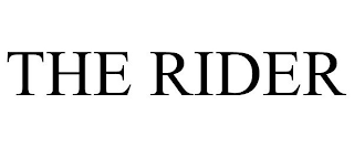 THE RIDER