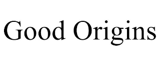 GOOD ORIGINS