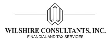 WILSHIRE CONSULTANTS, INC. FINANCIAL AND TAX SERVICES