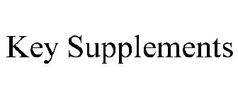 KEY SUPPLEMENTS