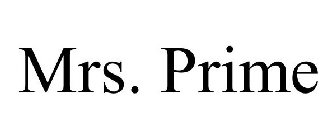 MRS. PRIME