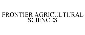 FRONTIER AGRICULTURAL SCIENCES