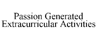 PASSION GENERATED EXTRACURRICULAR ACTIVITIES