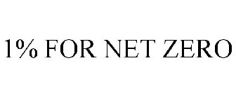 1% FOR NET ZERO