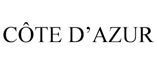 CÔTE D'AZUR