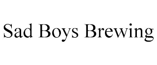 SAD BOYS BREWING