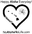 HAPPY ALOHA EVERYDAY! HAWAI'I NOALOHANOLIFE.COM