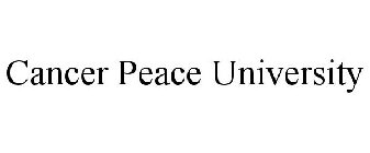 CANCER PEACE UNIVERSITY