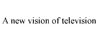 A NEW VISION OF TELEVISION