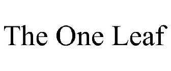 THE ONE LEAF