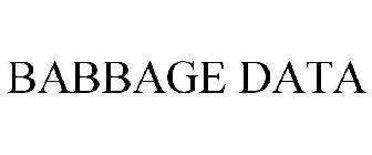 BABBAGE DATA