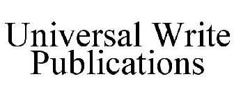 UNIVERSAL WRITE PUBLICATIONS