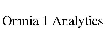 OMNIA 1 ANALYTICS