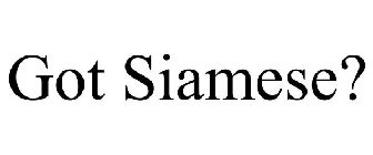 GOT SIAMESE?
