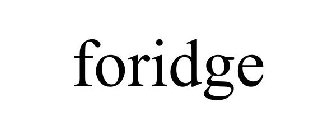 FORIDGE