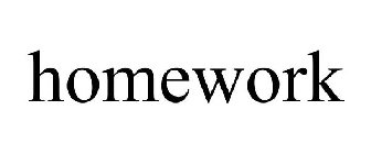 HOMEWORK
