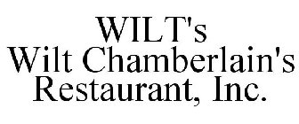 WILT'S WILT CHAMBERLAIN'S RESTAURANT, INC.