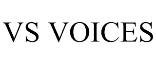 VS VOICES