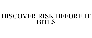 DISCOVER RISK BEFORE IT BITES