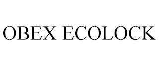 OBEX ECOLOCK