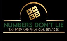 NUMBERS DON'T LIE TAX PREP AND FINANCIAL SERVICES