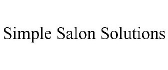 SIMPLE SALON SOLUTIONS