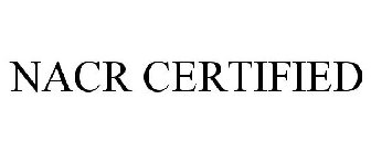 NACR CERTIFIED