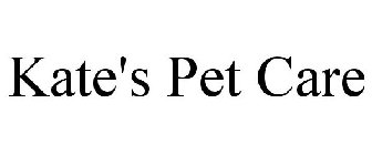 KATE'S PET CARE