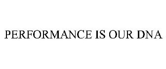 PERFORMANCE IS OUR DNA