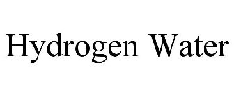 HYDROGEN WATER