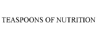 TEASPOONS OF NUTRITION