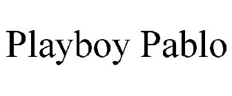 PLAYBOY PABLO