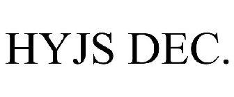 HYJS DEC.