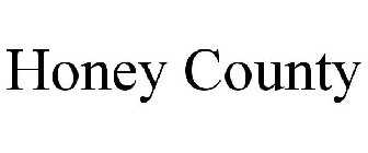 HONEY COUNTY