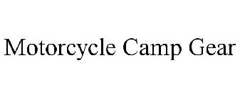 MOTORCYCLE CAMP GEAR