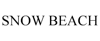 SNOW BEACH
