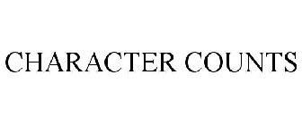 CHARACTER COUNTS